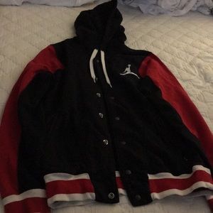 Jordan hooded sweatshirt jacket - S Men’s